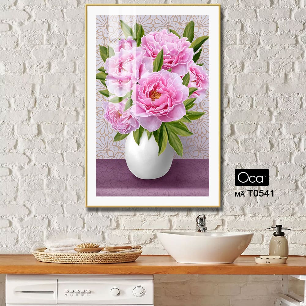 Bình Mẫu Đơn hồng | Mã T0541 | Oca - Ảnh 2