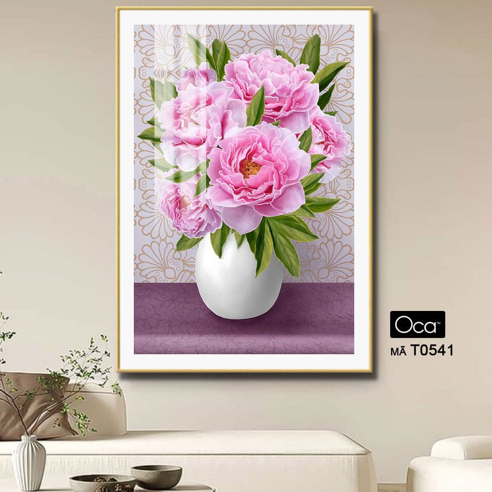 Bình Mẫu Đơn hồng | Mã T0541 | Oca - Ảnh 3