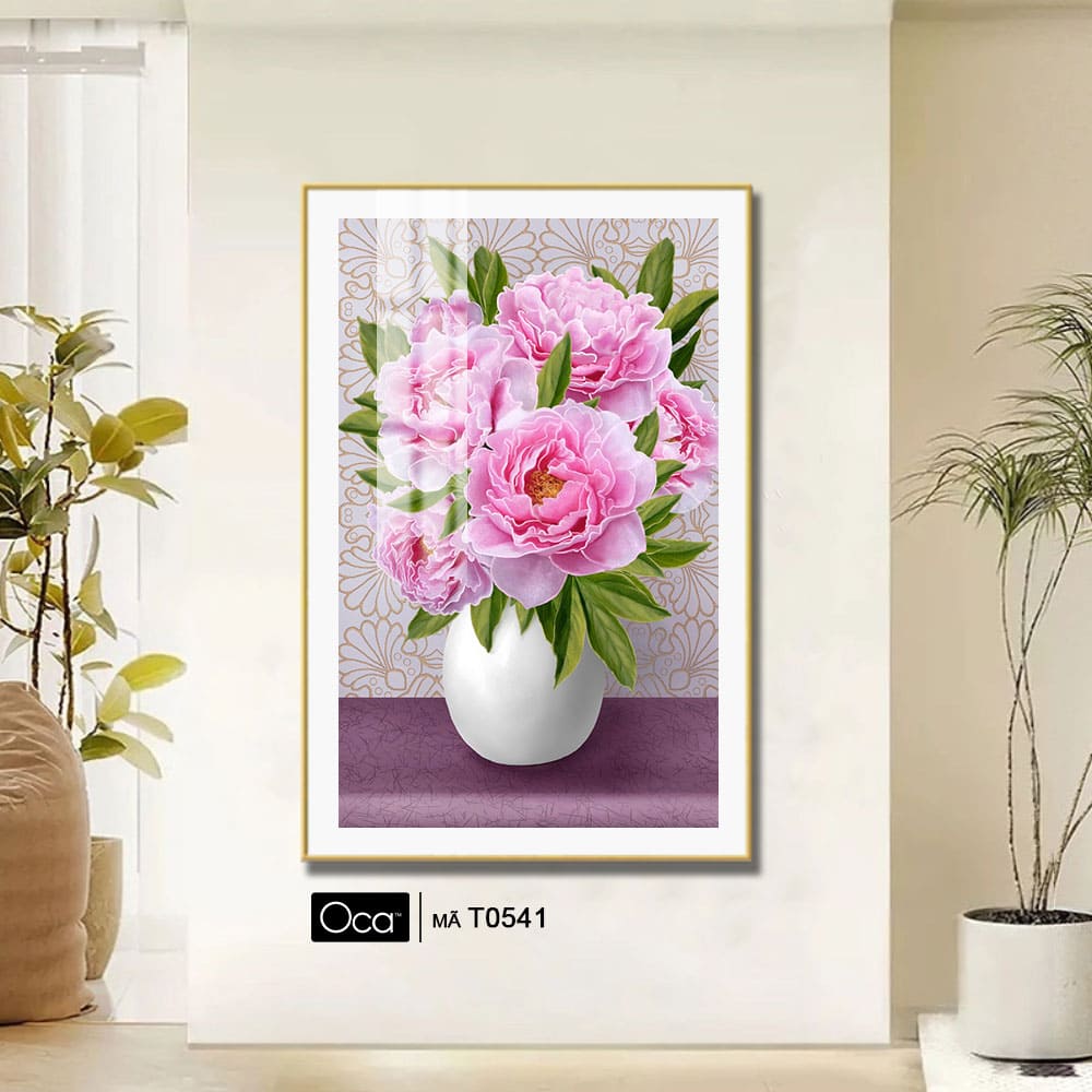 Bình Mẫu Đơn hồng | Mã T0541 | Oca - Ảnh 4
