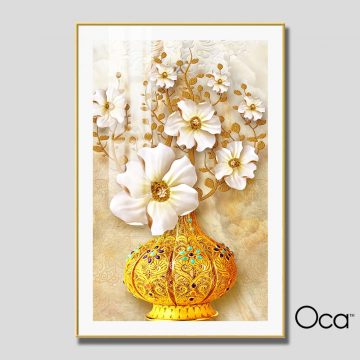 Bình hoa vàng | Mã T0544 | Oca