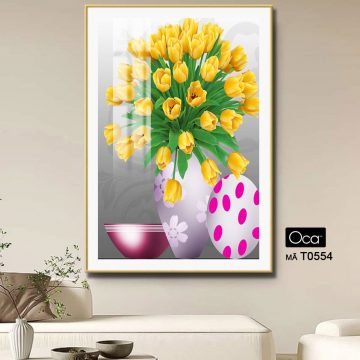 Alternative view of Bình hoa Ly | Mã T0554 | Oca